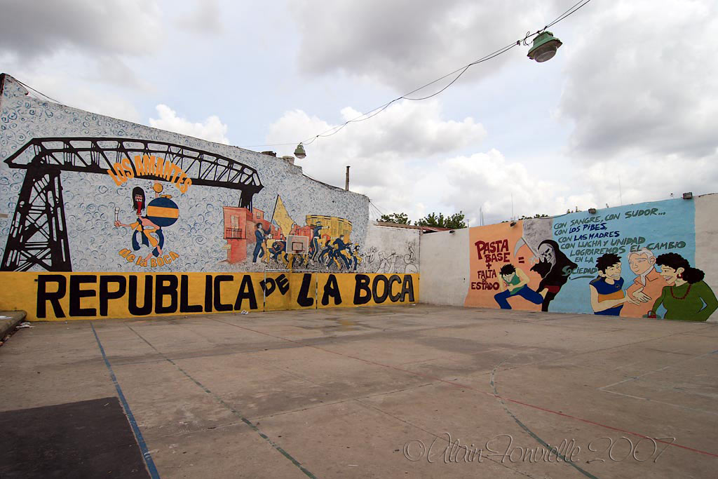 Mural paintings, La Boca, Buenos aires