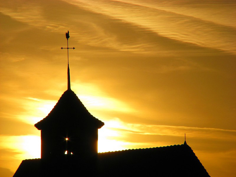 le clcher du soir