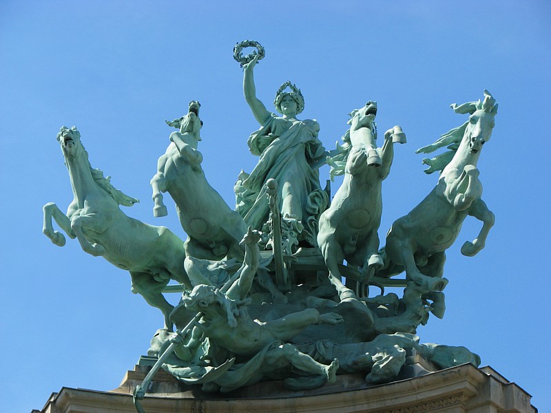 les quatre chevaux du Grand Palais