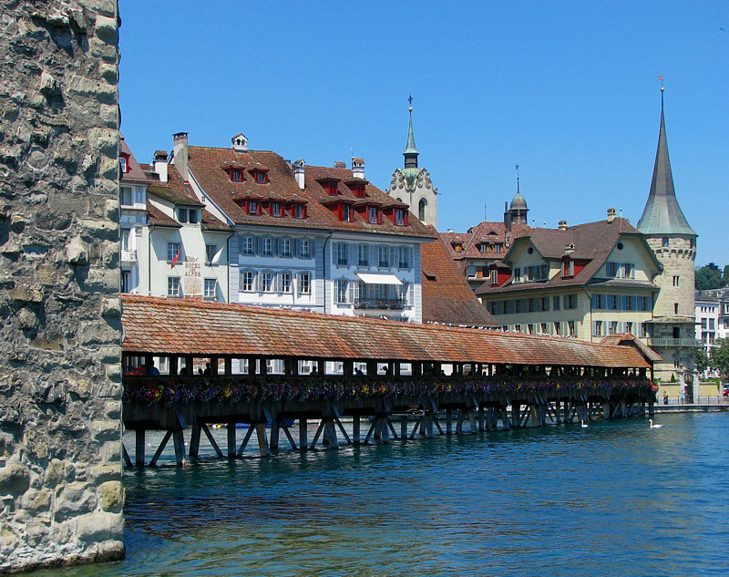Lucerne vue du pont