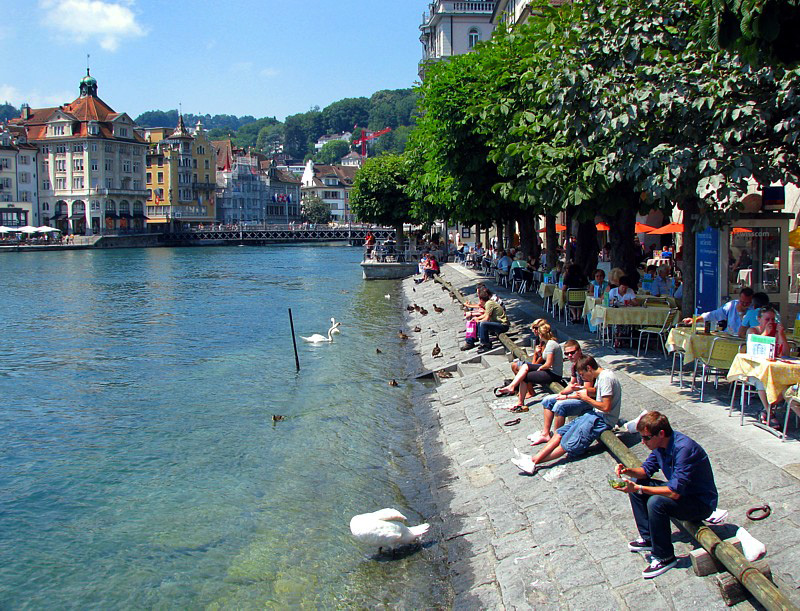 lunch sur les quais