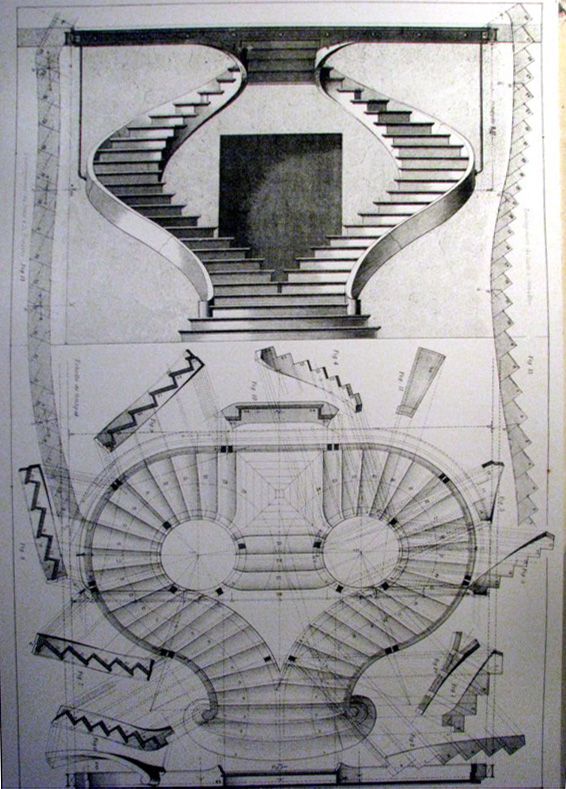 plan d'escalier