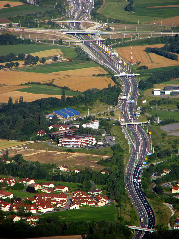 Autoroute blanche