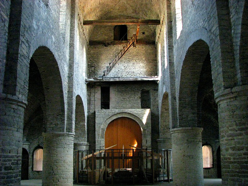 Dans la chapelle  l'tage