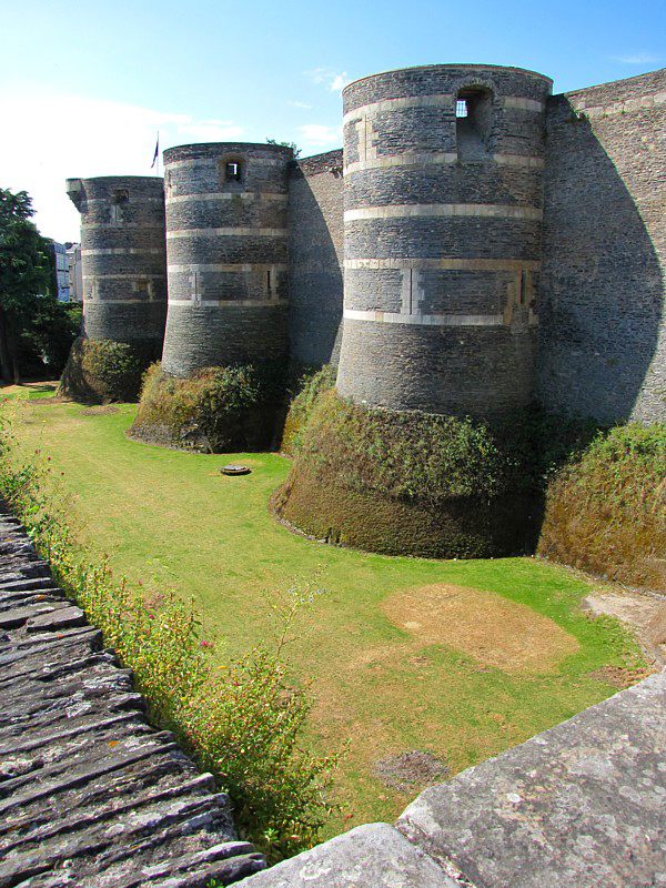 Typiques tours d'Angers