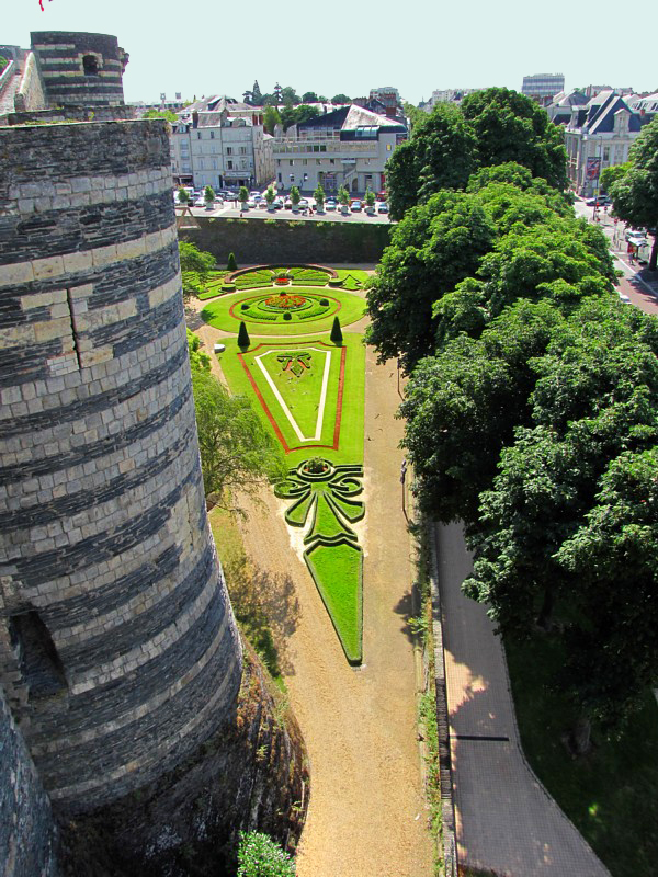 Jardins  la franaise dans les fosss d'Angers