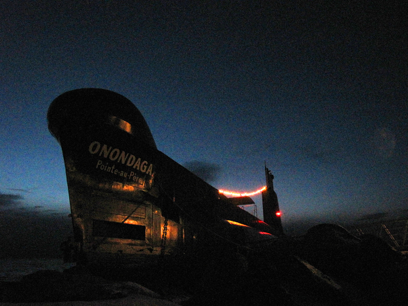 Nuit de dcembre sur l'Onondaga