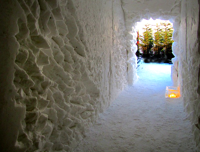 Le couloir vers le jardin d'hiver