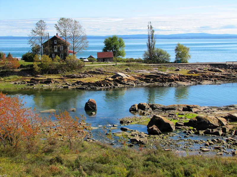 la maison dans la baie