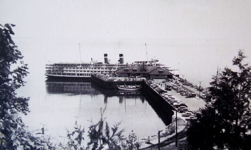 au quai de Pointe au Pic, photo d'archives