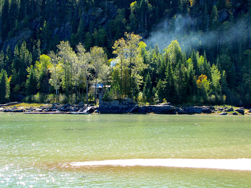 la fume du chalet de grand pre