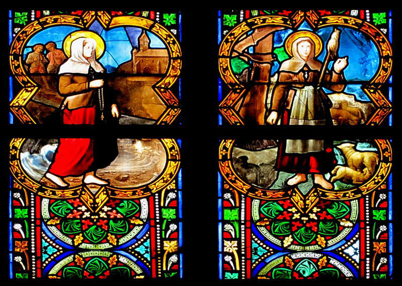 Vitrail, cathédrale de Rodez