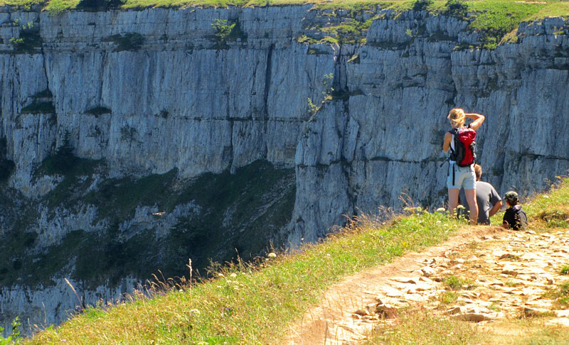 promenade dominicale au Creux du Van