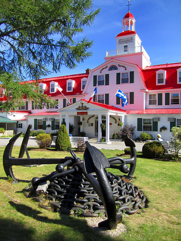les ancres de l'hôtel Tadoussac