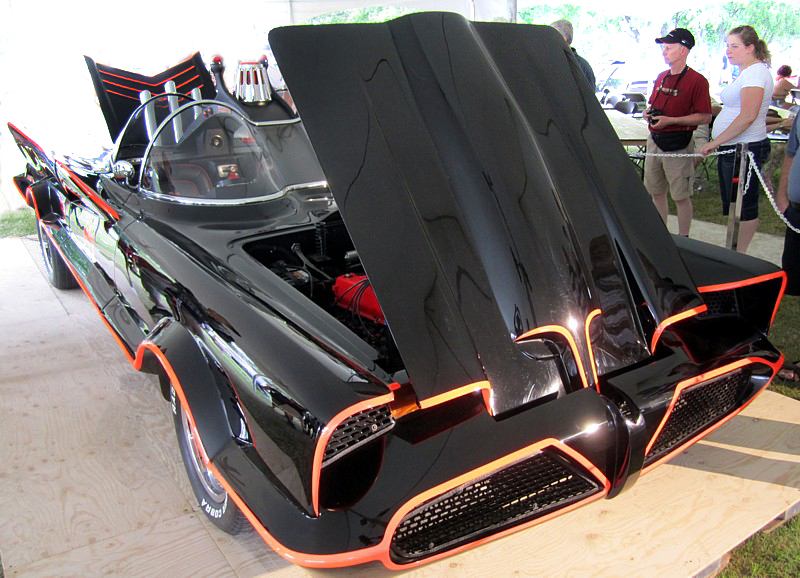 Batmobile  with open hood