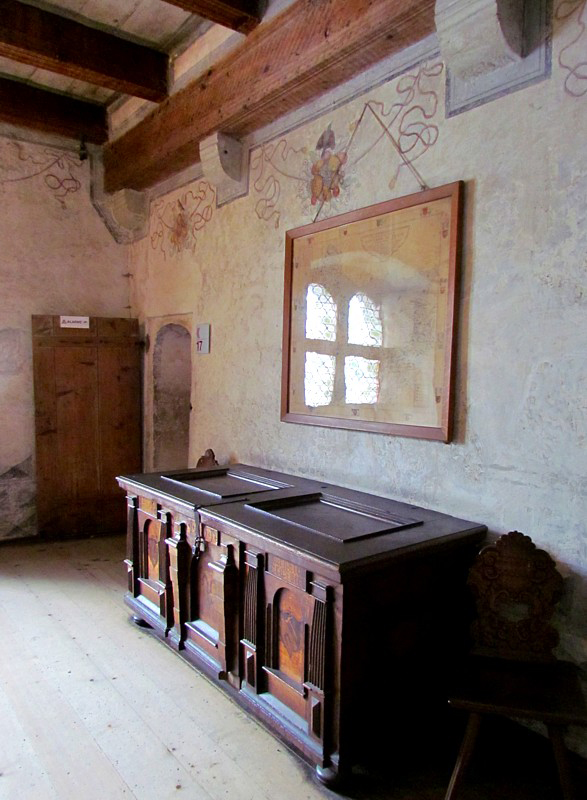 chambre du chteau de Chillon