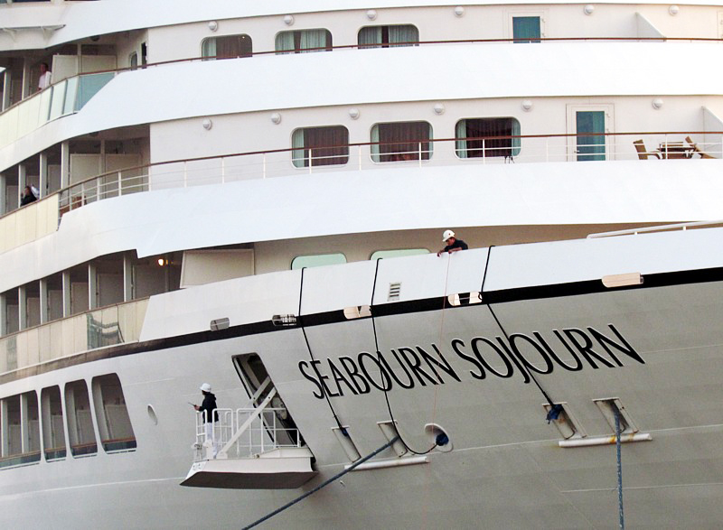 Seabourn Sojourn à l'amarrage