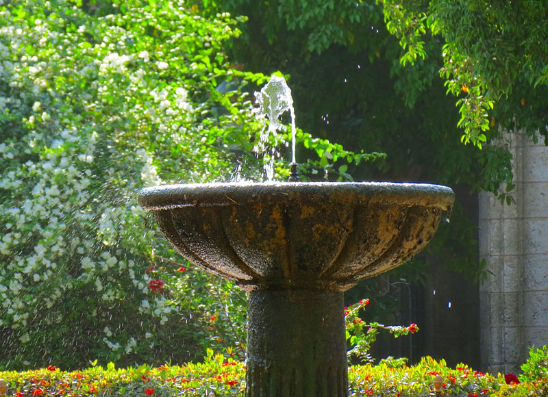 la fontaine de la Plaza de Armas