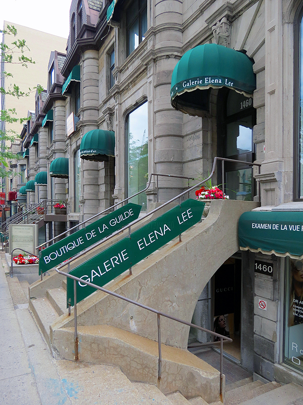 Rue des galeries, rue Sherbrooke