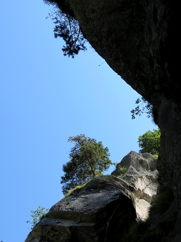 ciel bleu et Trummelbach