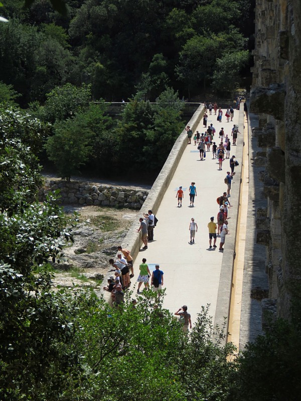 marche sur le pont
