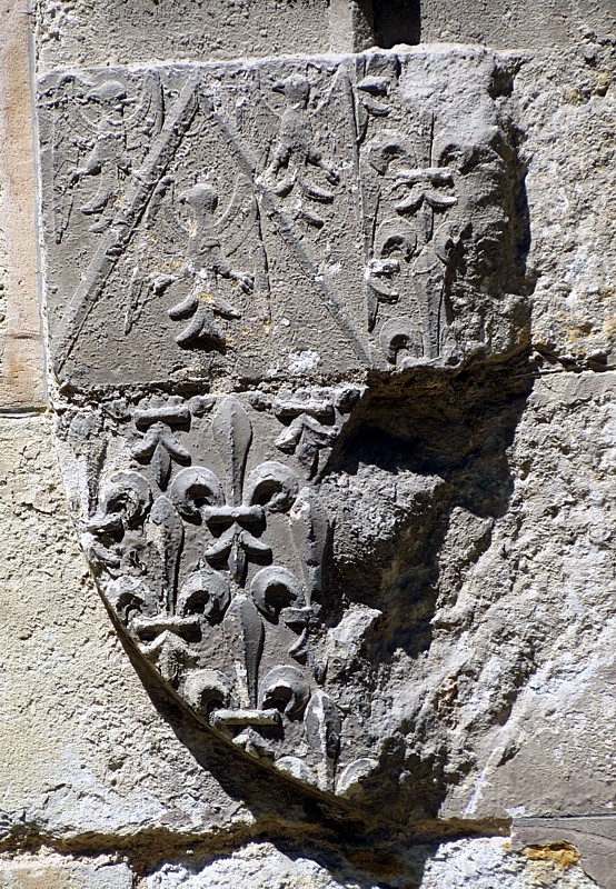 blason sur un des murs