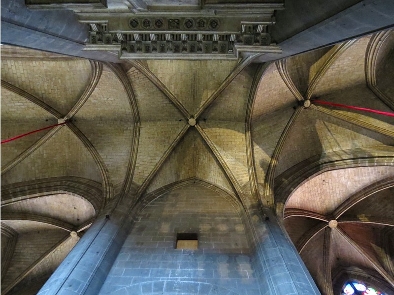 plafond de la cathdrale d Auch