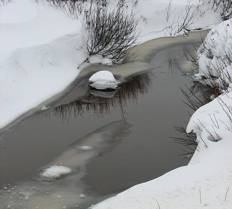 le ruisseau d'hiver