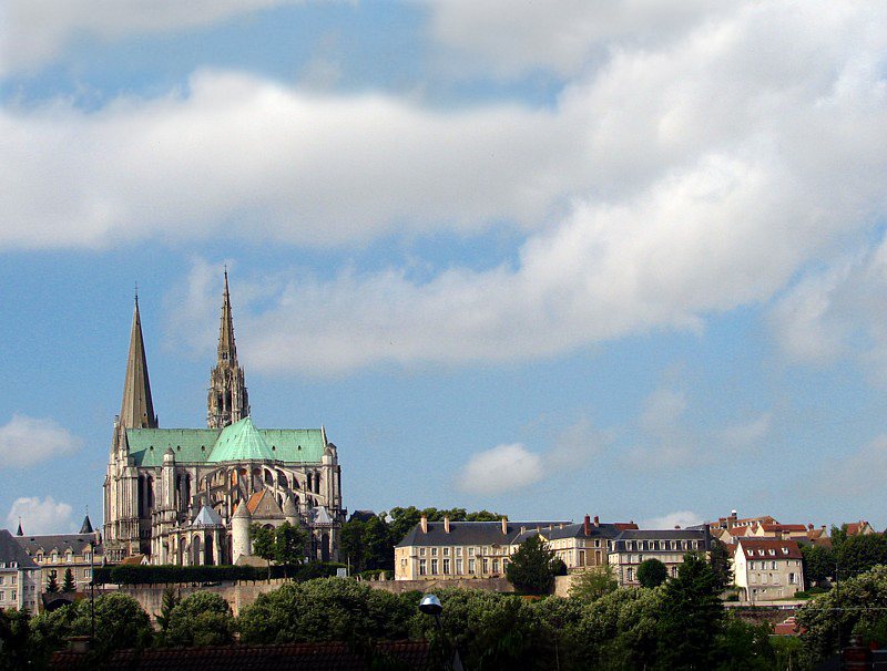 Chartres  l'arrive
