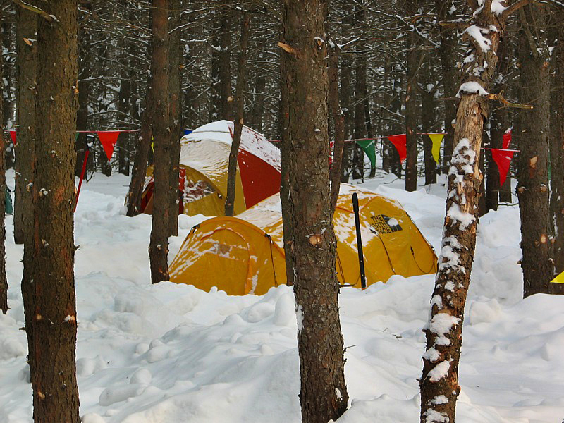 camping d'hiver