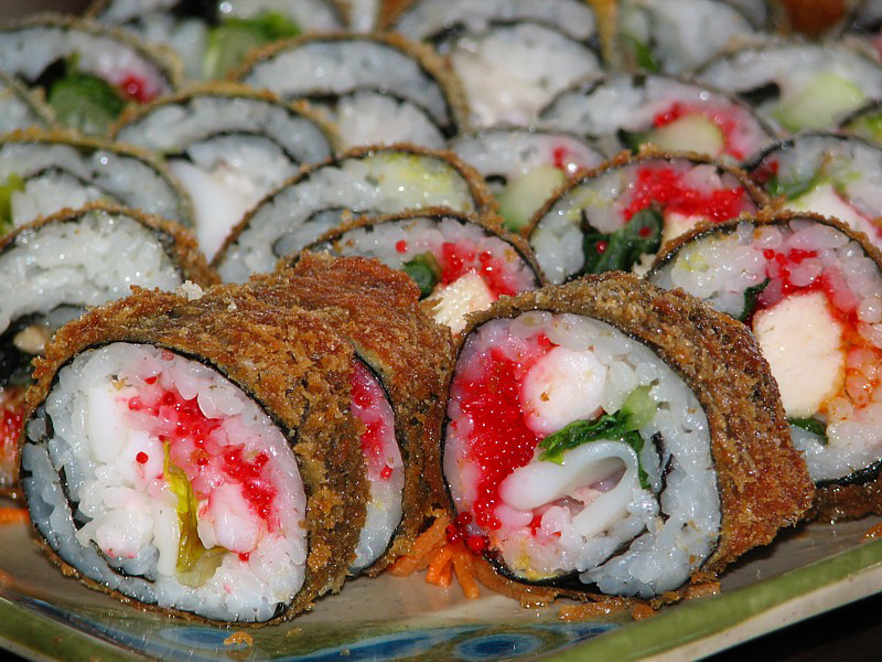 fried sushis
