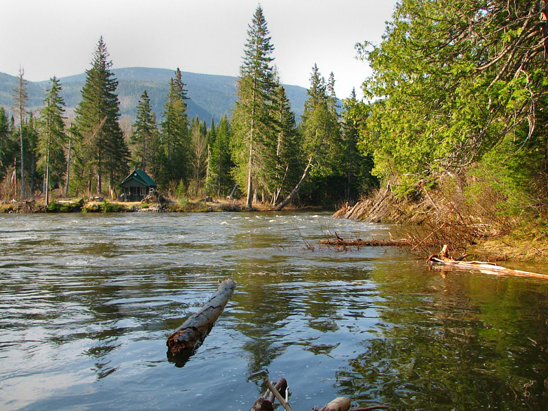 camp de pche sur la Sainte-Anne