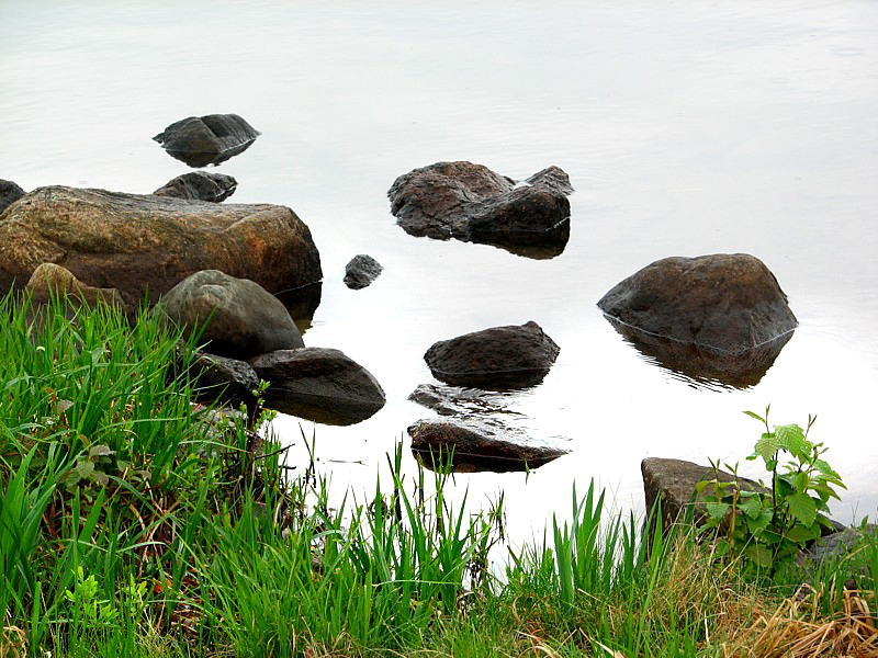 cailloux flottants