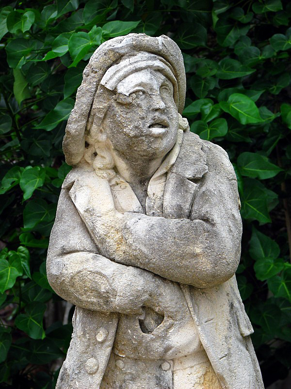 statue du jardin
