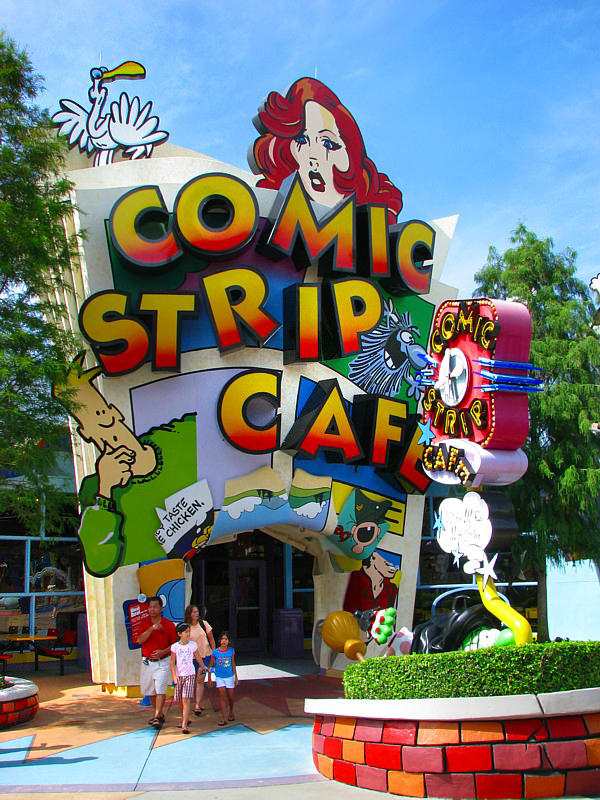 Comic strip caf