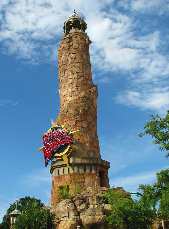 le phare de islands of adventure