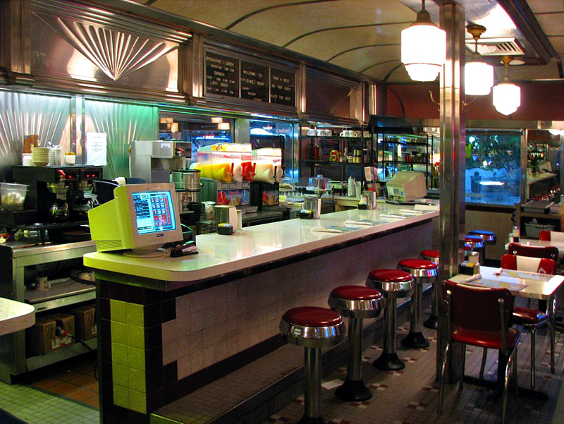 intrieur du Diner