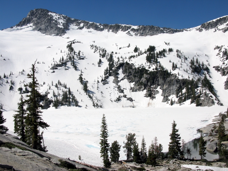 Grizzly Lake iced over