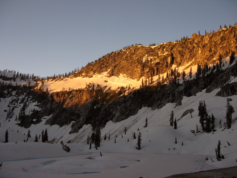 Ledge in morning light