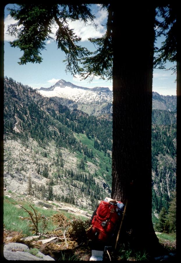 Kelty Serac on the Caribou Lake trail during my first hike in the Alps.