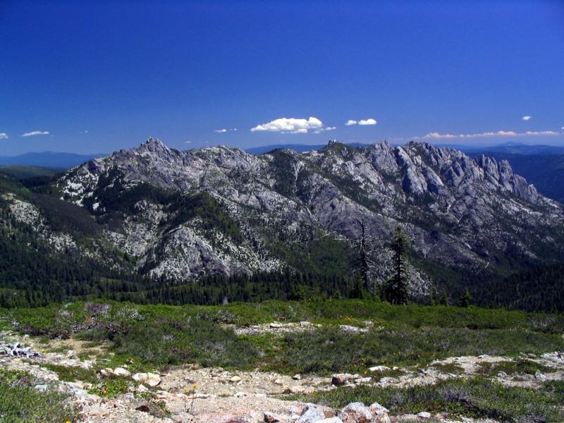 Castle Crags seen from PCT