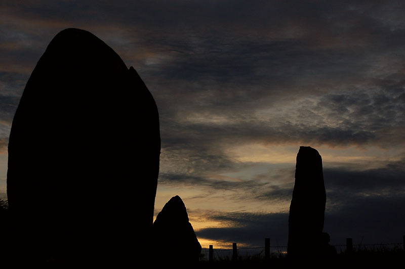 10th October 2007  last light at the stones