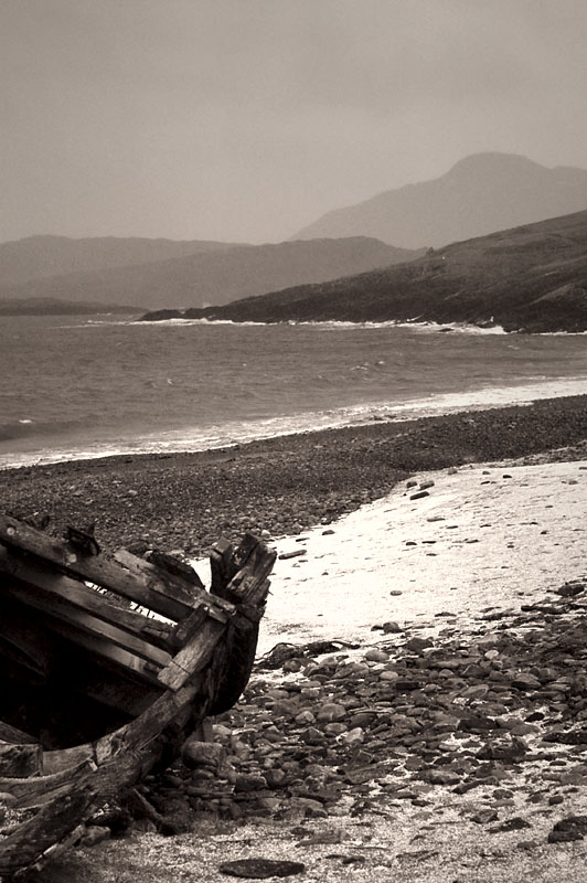 23rd March 2008 <br> snow on the beach