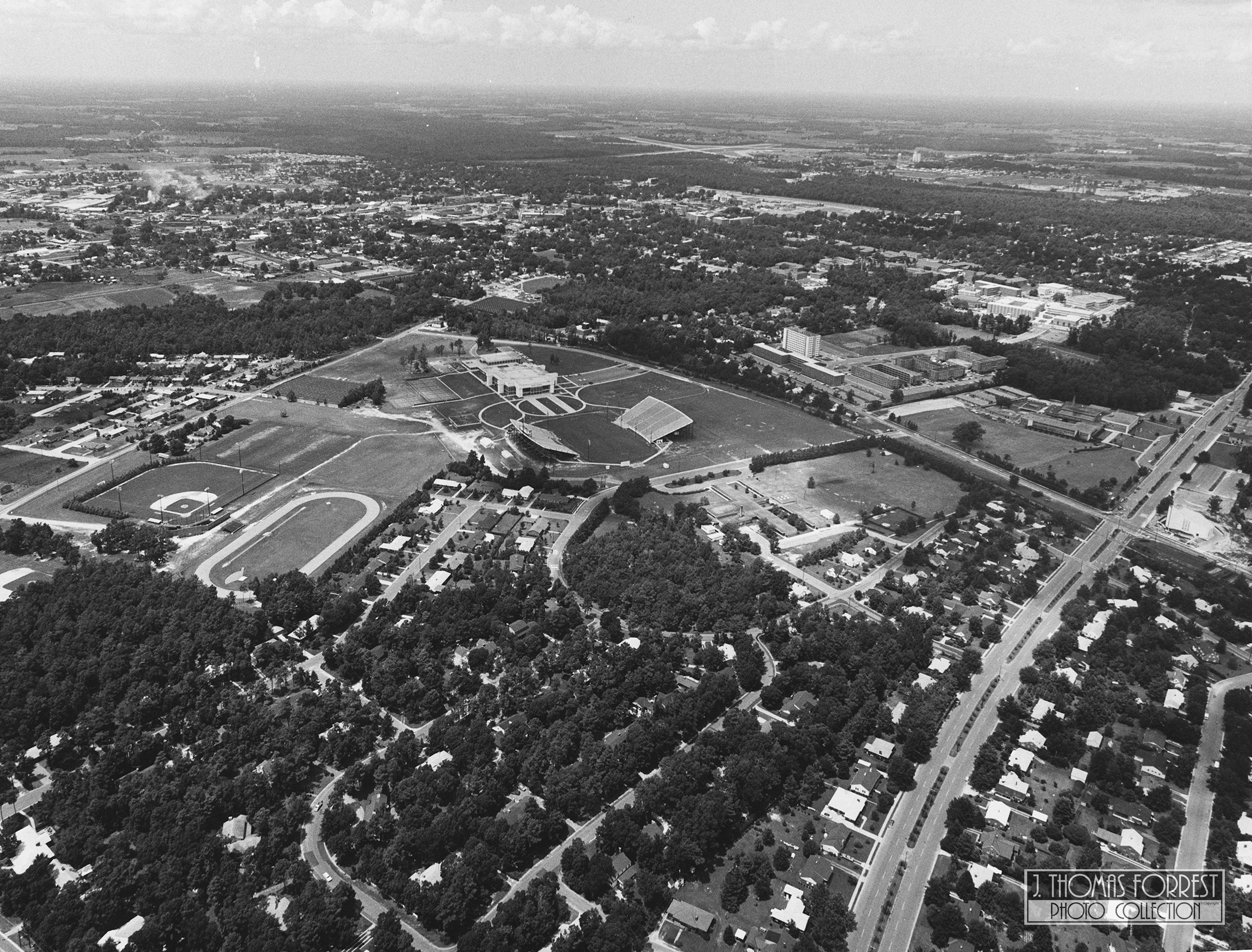 Greenvile Aerial Photo Circa 1973
