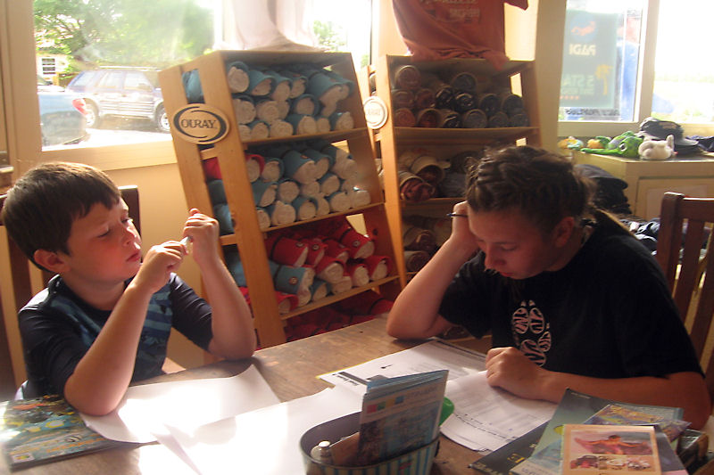 David & Jacklyn in the Belmar dive shop