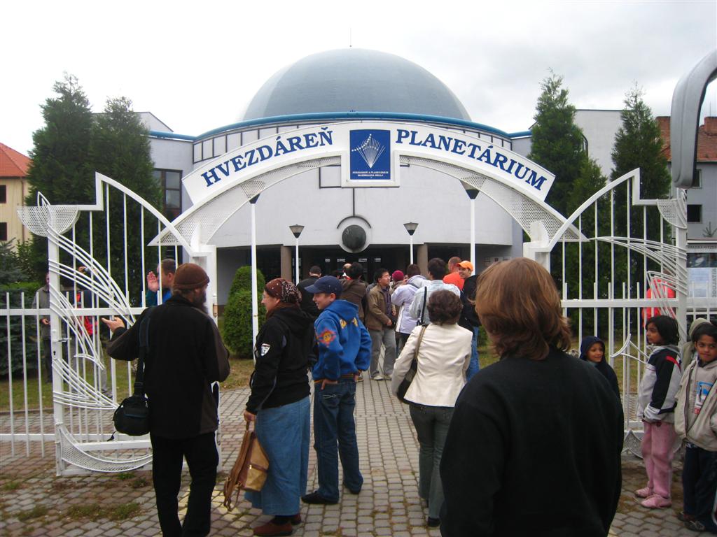 In front of the Heshdaren Observatory