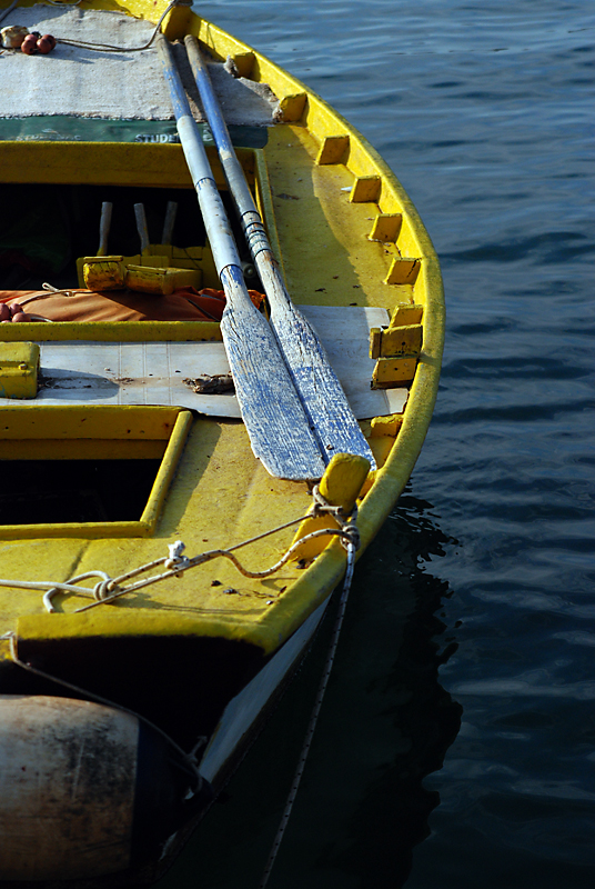 yellow boat