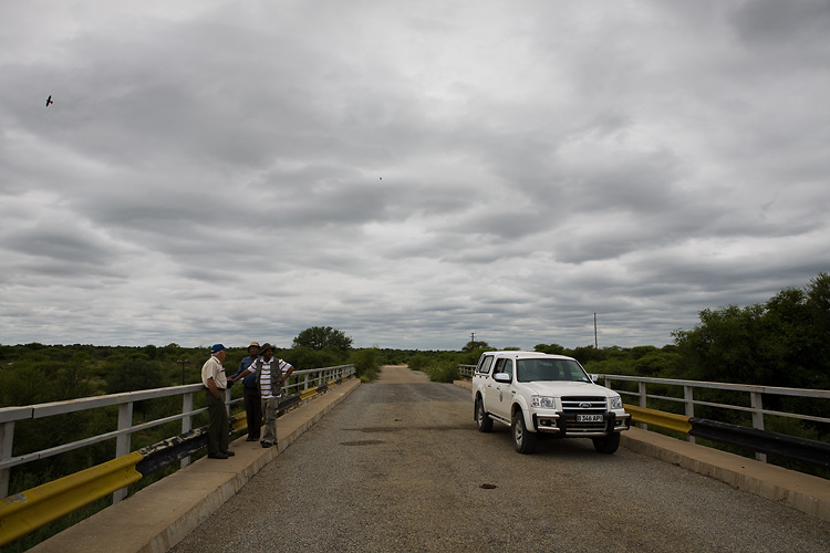 The road to the Tuli Block