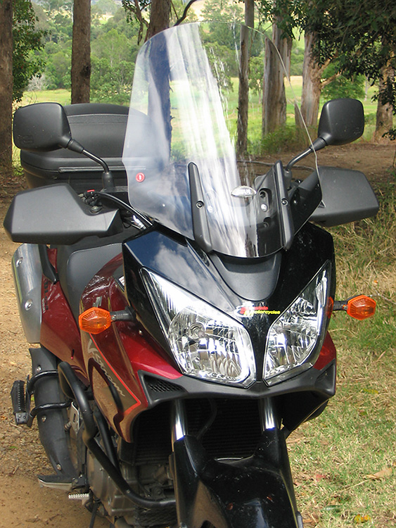 Givi screen with stickers removed
