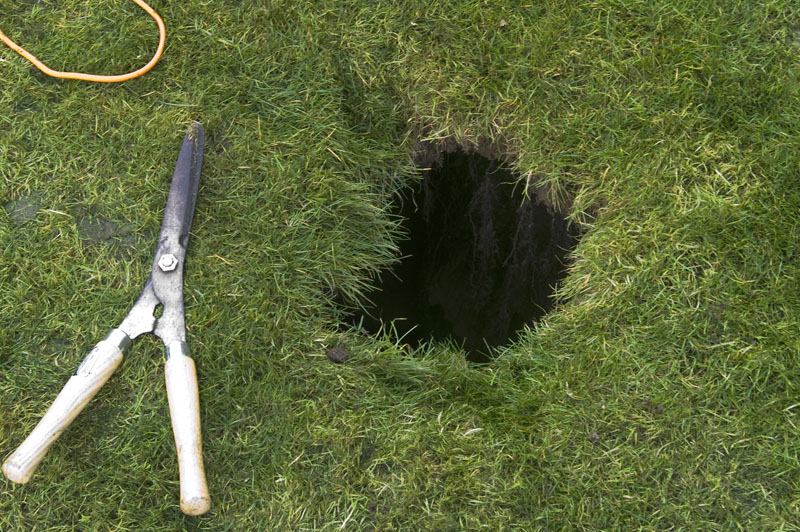 The original hole